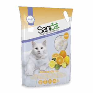 Lettiera Sanicat al silicio agrumi 15 L