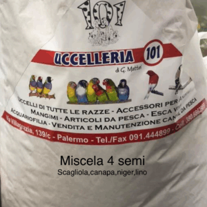 Uccelleria 101 miscela 4 semi 20 kg